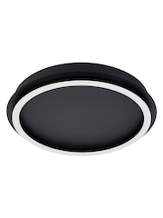 Searchlight Black Harley LED Ceiling Lamp - Metal with Acrylic - Image 4 of 4