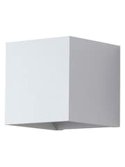 Searchlight Sand White Bron Square Up & Down Wall Light G13 - Image 3 of 4