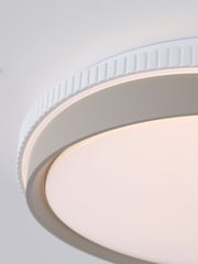 Searchlight Grey Ivan Round LED Flush - Image 2 of 4