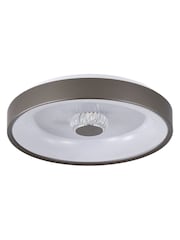 Searchlight Brown Jude LED Flush Ceiling Light - Image 4 of 4