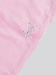 Juicy Couture Pink Velour Diamante Bootcut Joggers - Image 3 of 4