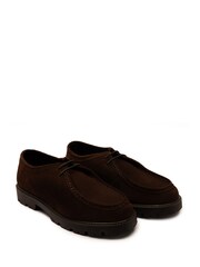 Off The Hook Brown Jovi Casual Lace-Up Leather Boat Shoes - Image 5 of 7