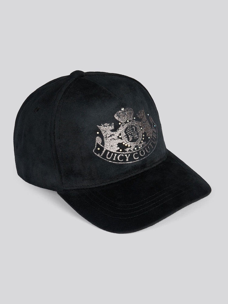 Juicy Couture Black Daydreamer Velour Cap - Image 1 of 4
