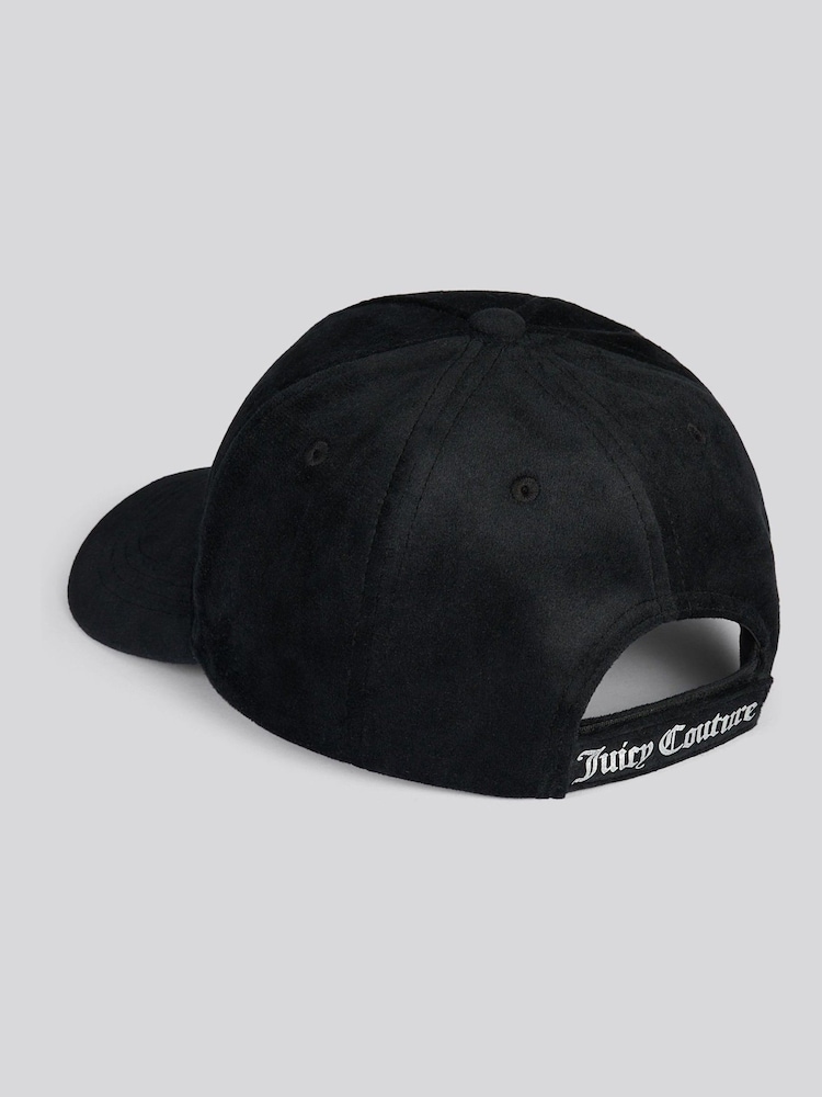 Juicy Couture Black Daydreamer Velour Cap - Image 2 of 4