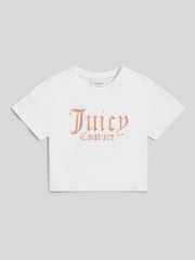 Weiß - Juicy Couture Baumwoll-T-Shirt - Bild 1 von 3