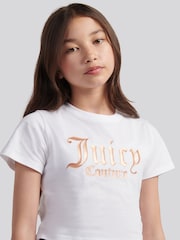 Weiß - Juicy Couture Baumwoll-T-Shirt - Bild 4 von 7