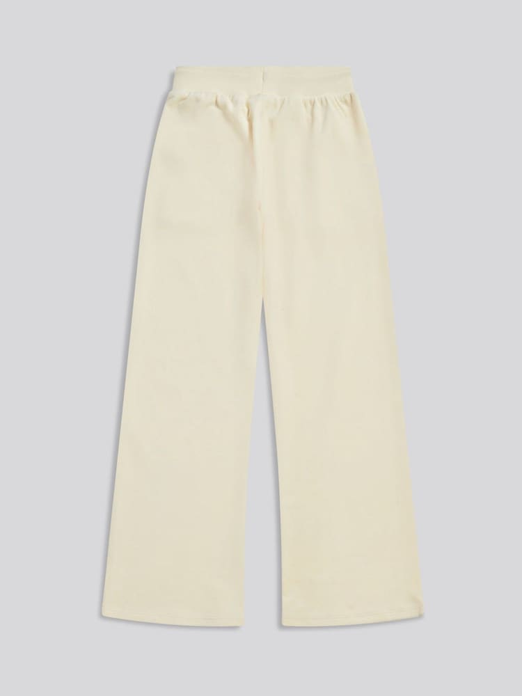 Juicy Couture Cream Velour Diamante Straight Leg Joggers - Image 2 of 3