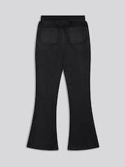 Juicy Couture Black Velour Pintuck Bootcut Joggers - Image 6 of 7
