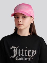 Juicy Couture Pink Diamante Bow Cap - Image 4 of 5