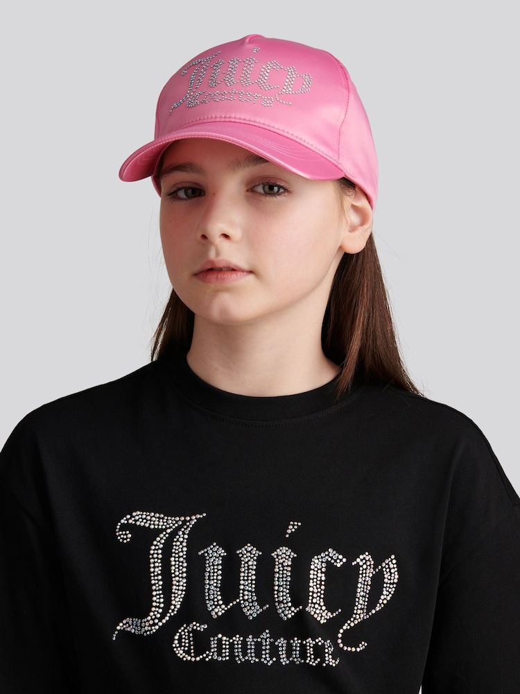 Buy Juicy Couture Pink Diamante Bow Cap from the Next UK  display picture 3