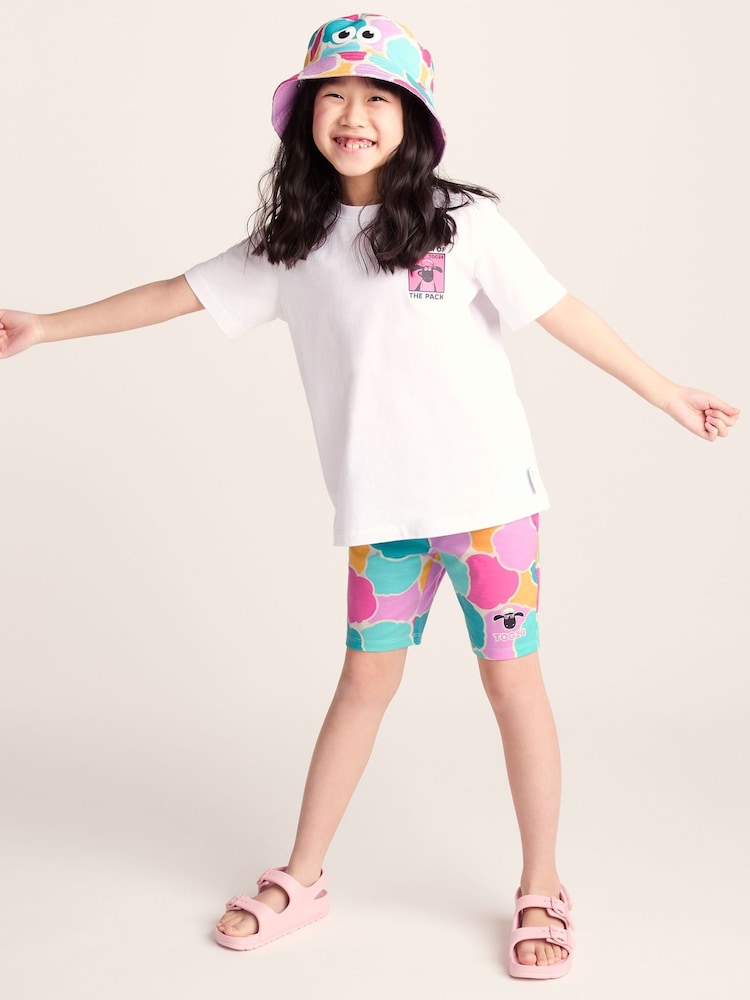 Tog 24 Pink Altay Kids Shaun the Sheep Cycling Shorts - Image 2 of 6