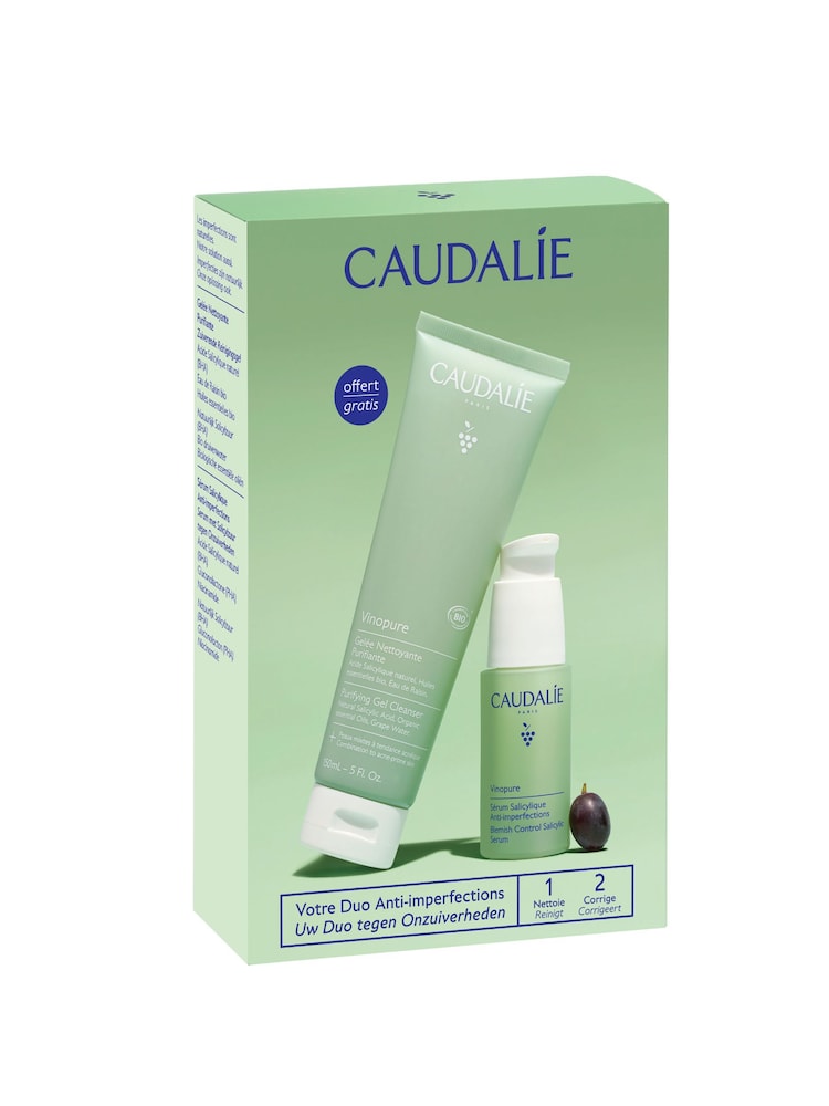 Caudalie Vinopure Serum Gel Cleanser Set (Worth £52) - Image 2 of 2