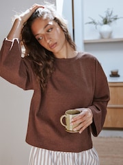 Yard Chocolate Brown Stripe Pyjamas Set - Image 3 of 17