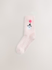 Halloween Ghosts - Super Furry Cosy Socks 2 Pack - Image 2 of 7