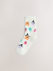 Halloween Ghosts - Super Furry Cosy Socks 2 Pack - Image 3 of 7