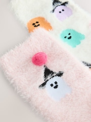 Halloween Ghosts - Super Furry Cosy Socks 2 Pack - Image 4 of 7