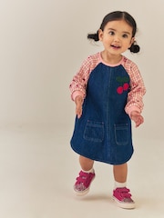 Cherry Print Raglan Denim Dress (3mths-8yrs) - Image 1 of 4