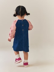 Cherry Print Raglan Denim Dress (3mths-8yrs) - Image 4 of 4
