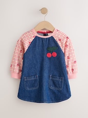 Cherry Print Raglan Denim Dress (3mths-8yrs) - Image 5 of 8
