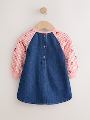 Cherry Print Raglan Denim Dress (3mths-8yrs) - Image 6 of 8