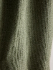 Yard Sage Green Waffle Barrel Leg Lounge Bottoms - Image 10 of 10