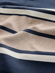 Blue/Neutral Marl Stripe Rugby Shirt - Image 8 of 8
