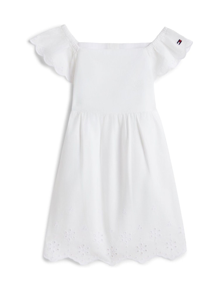 Tommy Hilfiger Broderie Anglaise Dress And Bloomers Set - 圖片 2/2