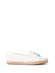 Tommy Hilfiger Natural Logo Embroidery Canvas Espadrilles - Image 1 of 5