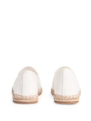 Tommy Hilfiger Natural Logo Embroidery Canvas Espadrilles - Image 4 of 5