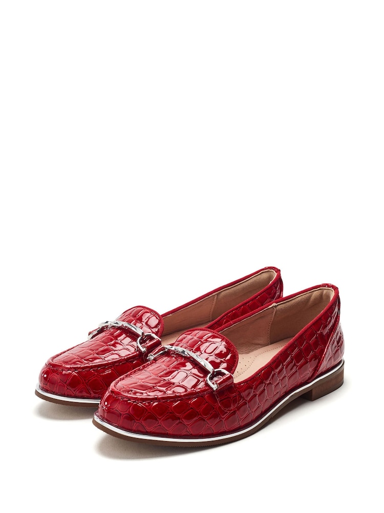 Punainen - Moda in Pelle Evaria Flat Tassel Loafers - Kuva 1 / 4