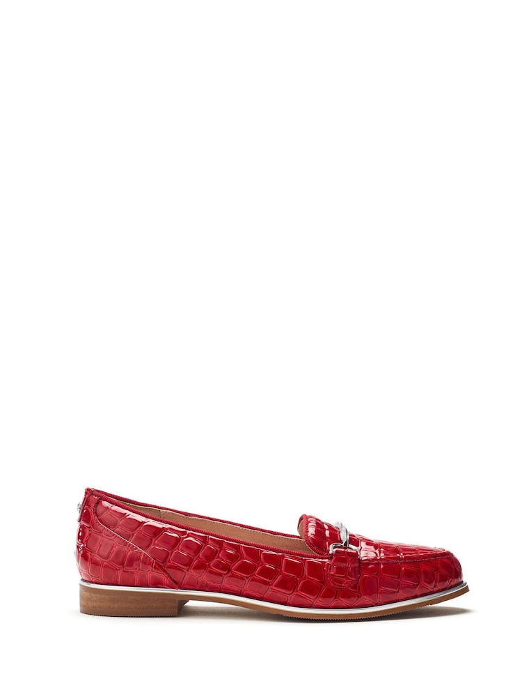 Punainen - Moda in Pelle Evaria Flat Tassel Loafers - Kuva 2 / 4