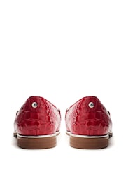 Punainen - Moda in Pelle Evaria Flat Tassel Loafers - Kuva 3 / 4