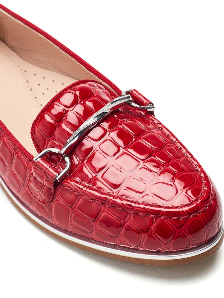 Punainen - Moda in Pelle Evaria Flat Tassel Loafers - Kuva 4 / 4
