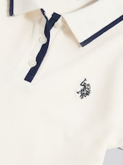 U.S. Polo Assn Off White Cap Sleeve Polo Dress - Image 3 of 3