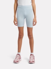 New Balance Blue Stacked Logo Cycle Shorts - Image 1 of 6