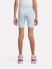 New Balance Blue Stacked Logo Cycle Shorts - Image 3 of 6