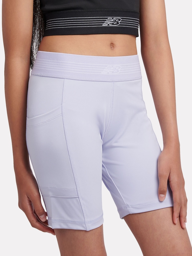 Blau - New Balance Performance Pocket Cycle Shorts - Bild 5 von 5