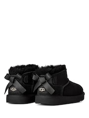UGG Black Kids Ultra Mini Bailey Bow Boot - Image 1 of 4