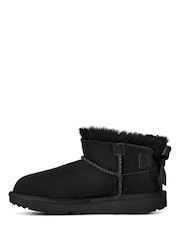 UGG Black Kids Ultra Mini Bailey Bow Boot - Image 2 of 4