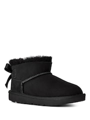 UGG Black Kids Ultra Mini Bailey Bow Boot - Image 4 of 4