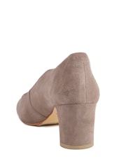Jones Bootmaker Brown Regular Fit Zoey Leather Court Shoes - Image 3 of 5
