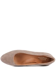 Jones Bootmaker Brown Regular Fit Zoey Leather Court Shoes - Image 4 of 5