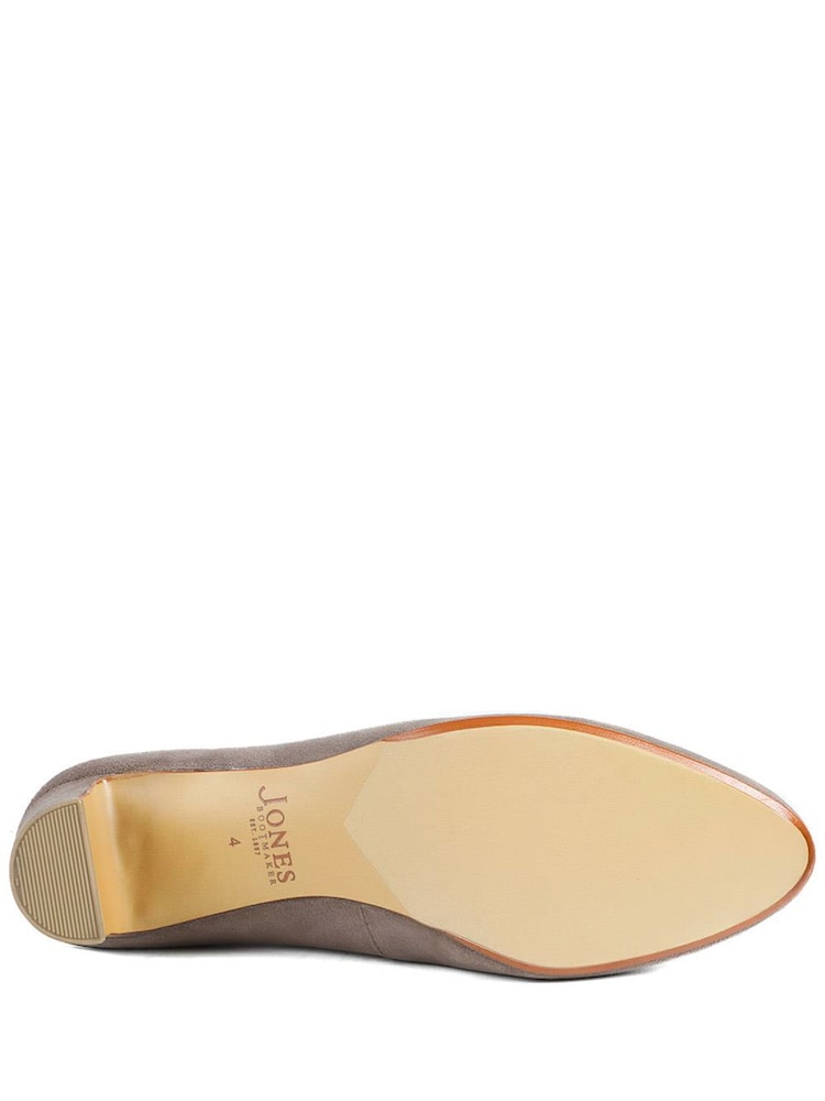 Jones Bootmaker Brown Regular Fit Zoey Leather Court Shoes - Image 5 of 5