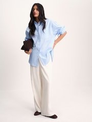 The Set Oversized Shirt Multi - Image 4 of 8