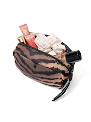 Victoria's Secret Brown Tiger Stripe Make Up Bag - Image 3 of 3