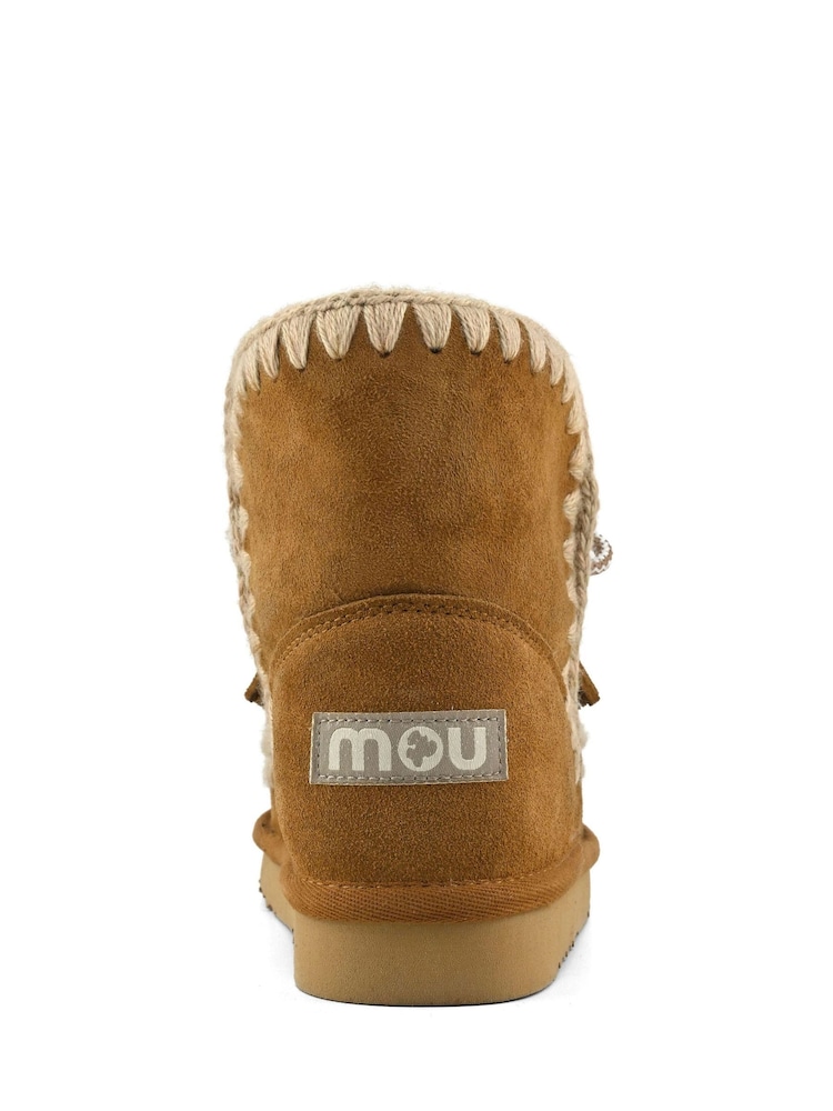 Mou Brown Eskimo 18 Sheepskin Lined Scoubidou Lace Detail Boots - Image 5 of 5 Mou Brown Eskimo 18 Sheepskin Lined Scoubidou Lace Detail Boots - Image 5 of 5
