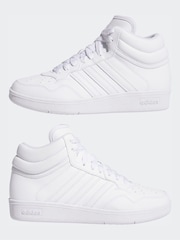 adidas White Hoops Mid Shoes - Image 6 of 10