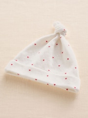 The White Company White Cotton Heart Pointelle New Arrival Gift Set - Image 3 of 4