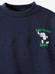 Blå - Cotton On Sammy Oversized Rundhalset topp - Bilde 2 av 2