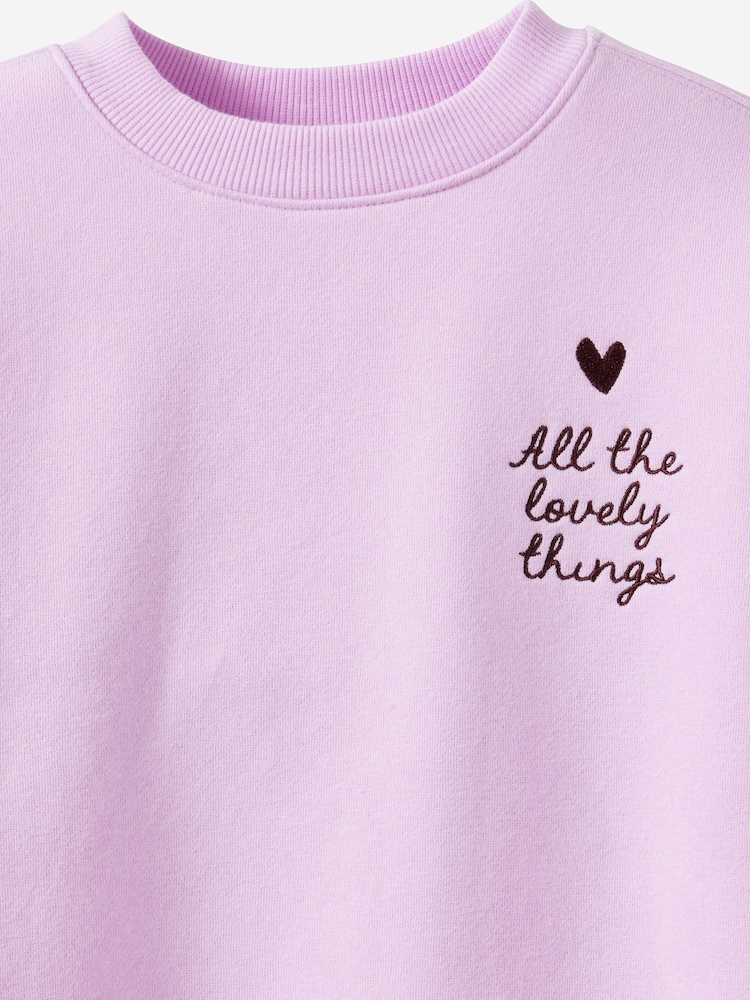 Cotton On Pink Sammy Oversized Crew Top - Image 3 of 3